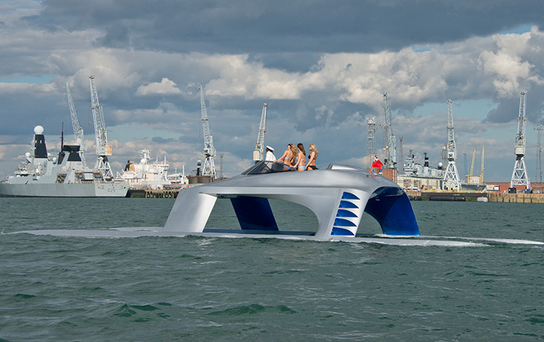 Una imagen del SS18 creado por la compañía británica. Foto: Glider Yachts Ltd, United Kingdom.