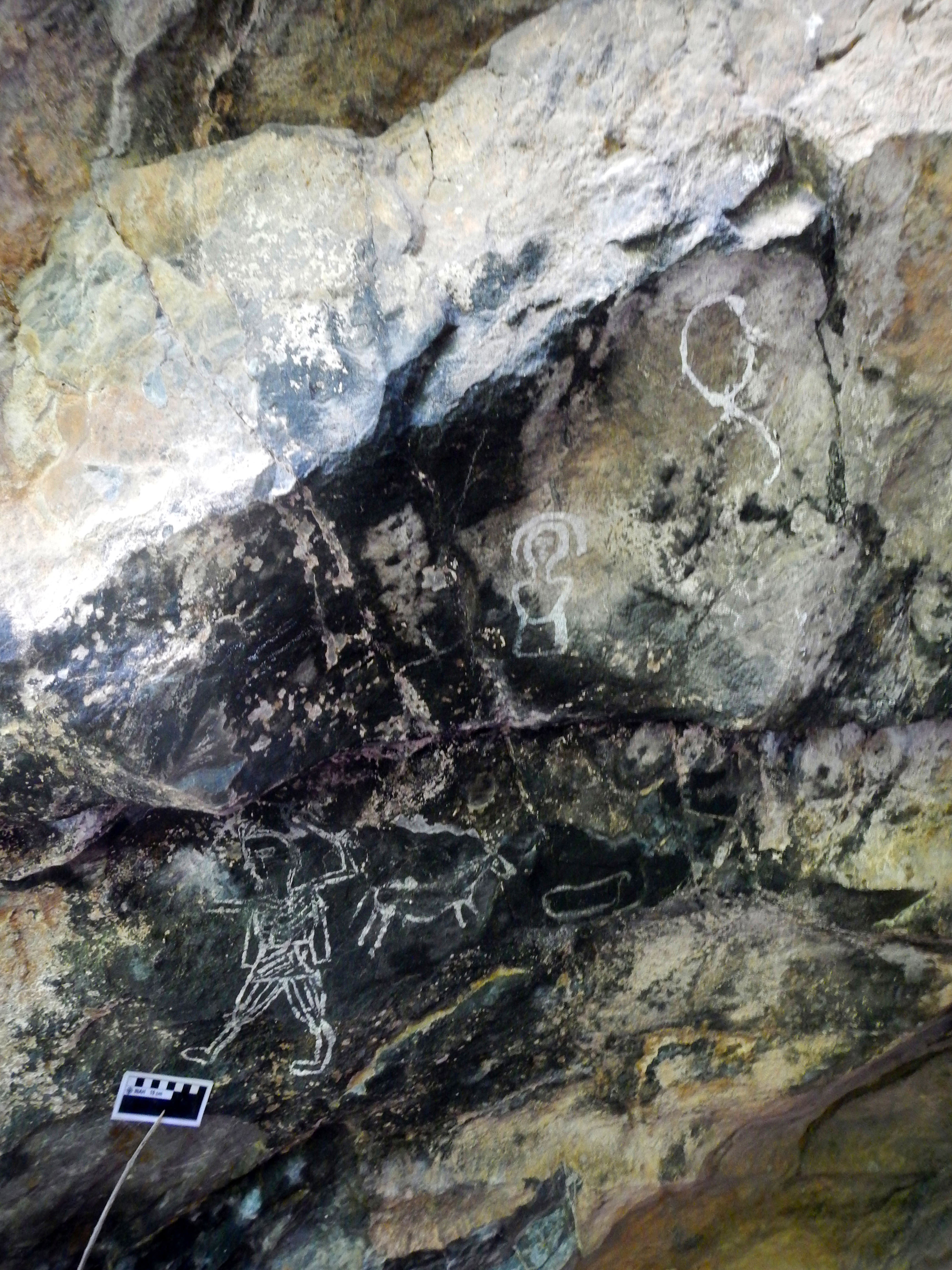Importante hallazgo de pinturas rupestres en Guerrero por arqueólogos del INAH