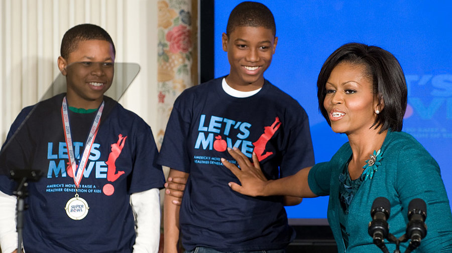 Michelle Obama se forja un legado contra la obesidad infantil