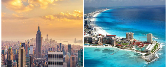Mexicanos prefieren Cancún y NY para pasar fin de año