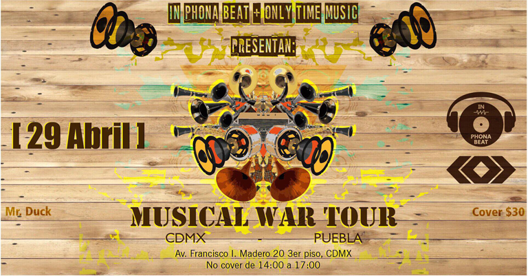 IN-PHONA BEAT+ MUSICAL WAR TOUR