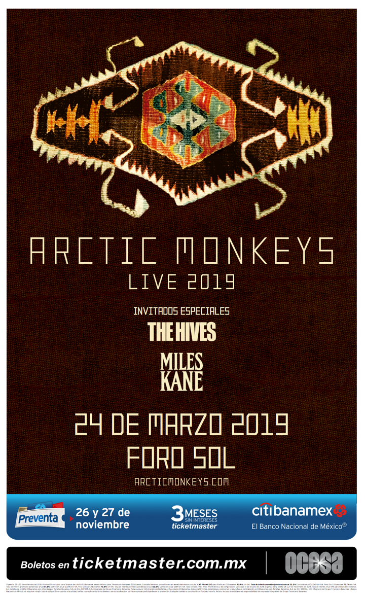 Arctic Monkeys regresarán a la Ciudad de México